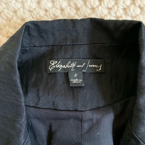 Elizabeth and James Black Blazer - Picture 4 of 8